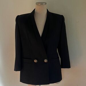 Morgan Taylor Size 6P pure virgin wool blazer jacket